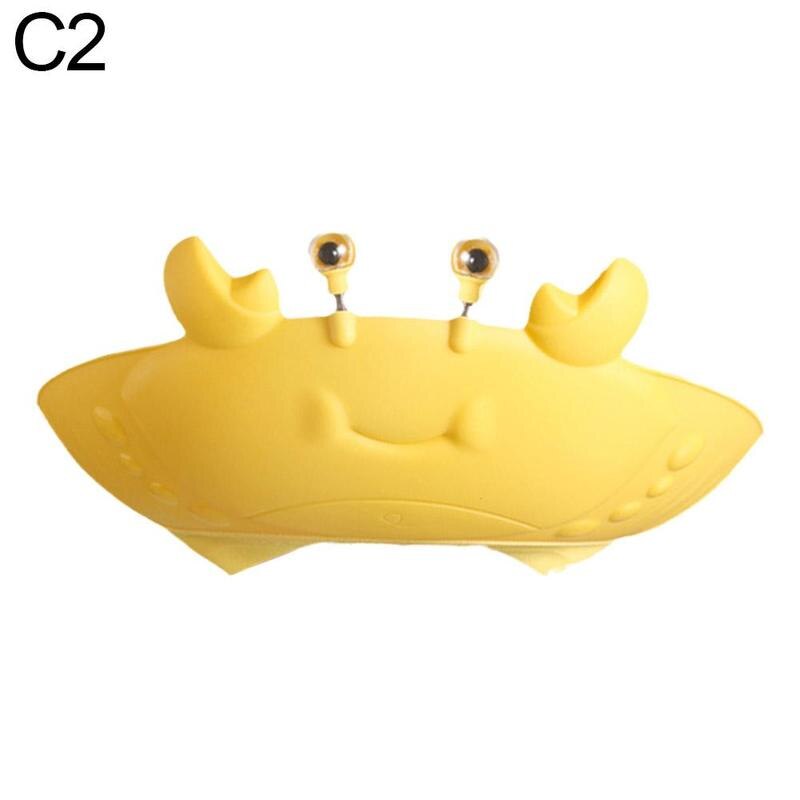 Casquette de douche avec couronne ajustable pour bébé, chapeau de shampoing, de bain et de lavage des cheveux, protège les enfants, empêche l&#39;eau de pénétrer dans les oreilles, C7v4: F