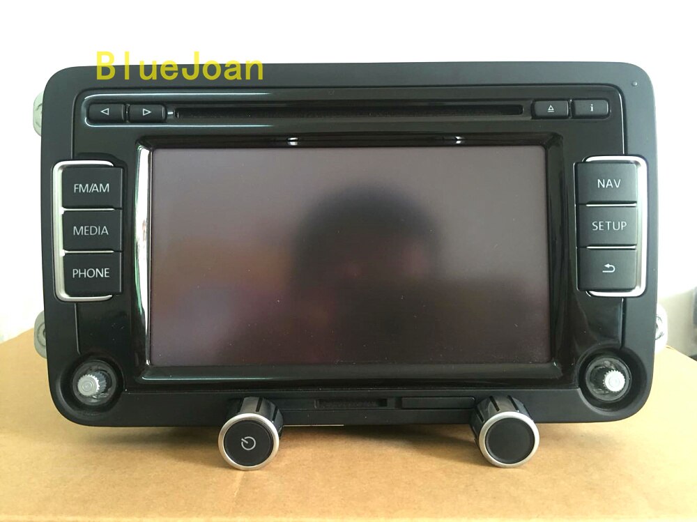 Interruptor de botón de encendido para coche, radio cd, 2 unids/lote, para Plaunpunkt VW RCD510 RCD310 RNS315,