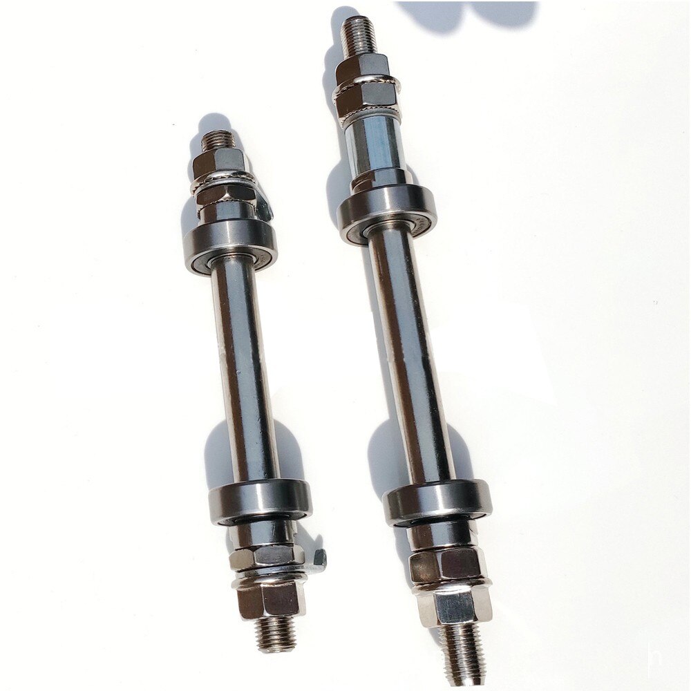 Bike Wheel Hub Axle Front Rear Solid Shaft Lever Solid Spindle Shift Shaft 140/180mm Cycling Quick Release Parts