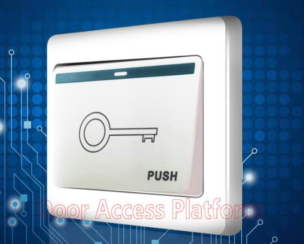 2 pcs per order Exit Release Button Plastic case Access controller use exit button door openning Simple Door Exit Button,
