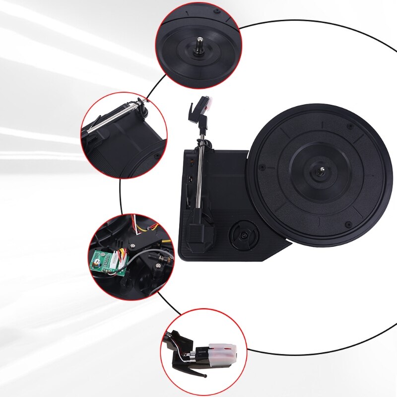 TOCADISCOS de retorno de brazo automático, tocadiscos, accesorios de gramófono, piezas para reproductor de discos de vinilo Lp