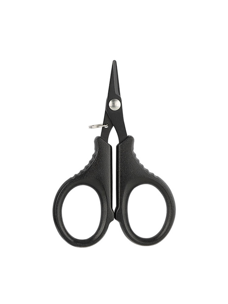 Tijeras de pesca pequeñas, mini cortador de línea de PE, señuelo de acero inoxidable (chapado de titanio de superficie), herramientas portátiles antioxidantes para tijeras de pescado