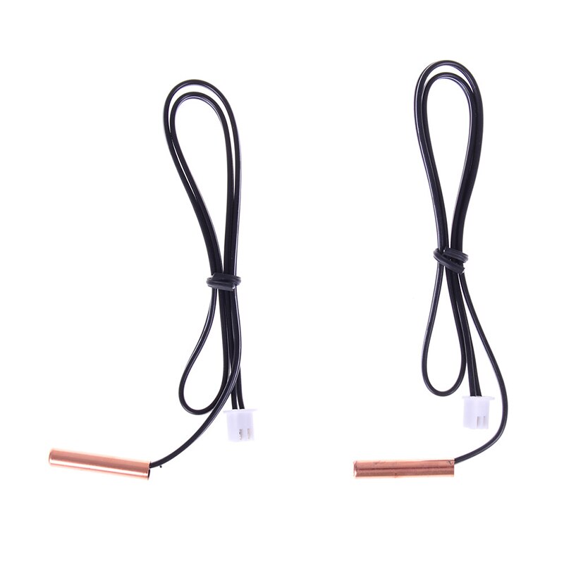 2Pcs 30cm Thermistor Temperature Sensor Probe Wire 10k 1% 3950 Cable