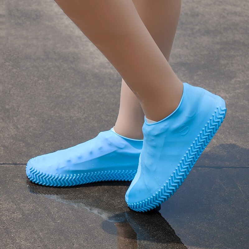 Couverture de chaussure imperméable Durable de Silicone couverture épaissie réutilisable antidérapante extérieure nouvelle