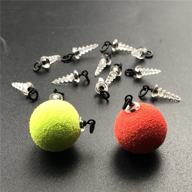 Ronnie d-rig – vis d&#39;appât pour la pêche à la carpe, 360, avec Micro anneau, pivotant, hameçon, en forme d&#39;écrou de tigre, 10 pièces