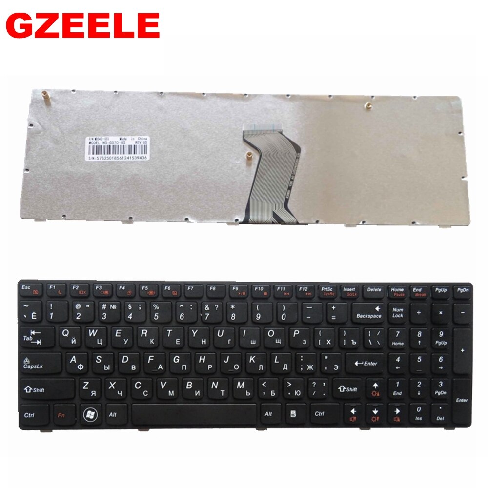 RU laptop klawiatura robić lenovo G570 G575 Z560 Z560A Z560G Z565 G570ach G570G G575AC G575AL G575GL G780 G770 G560 rosyjska RU