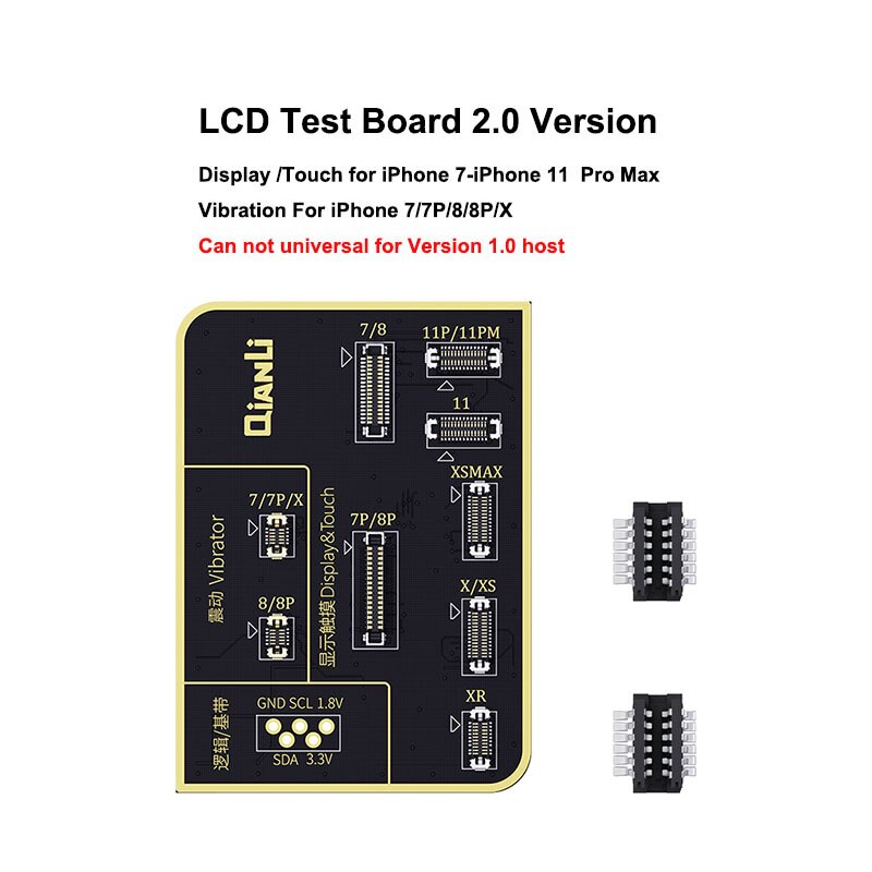 Qianli iCopy Plus 2. Gen LCD Skærm Reparationsprogrammer til iPhone 7-11 Pro Max: Lcd-kort