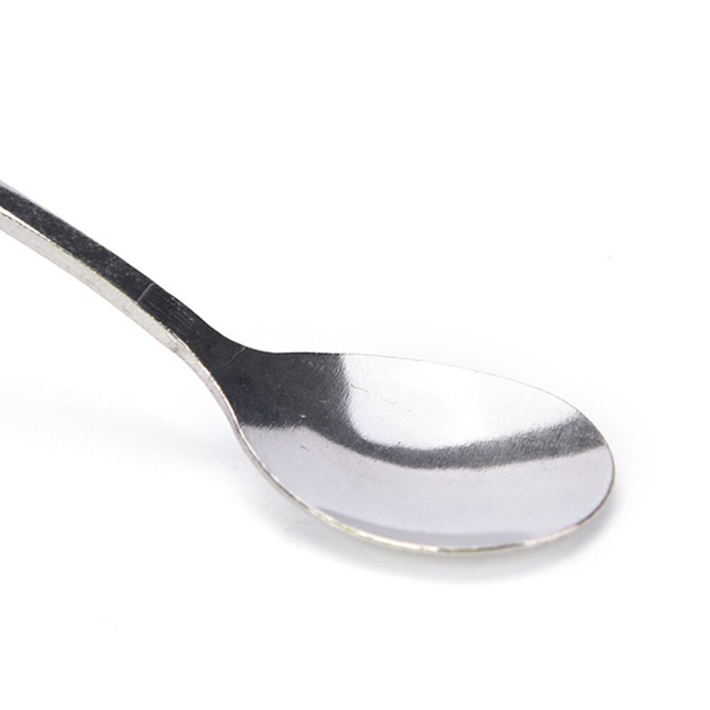 5 stk kaffe latte ske i madkvalitet rustfrit stål 16cm lange skaft glas is sundae teske køkkenservice