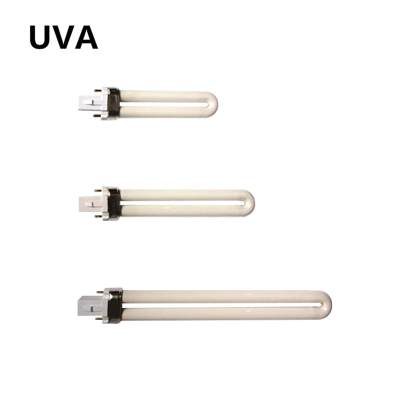 Tubo de lámpara antimosquitos G23 de 365nm, 7W, 9W, 11W, trampa asesina para moscas, recogedor UV de 2 pines, tubo de luz de curado de GEL BLB UVA para secador de uñas
