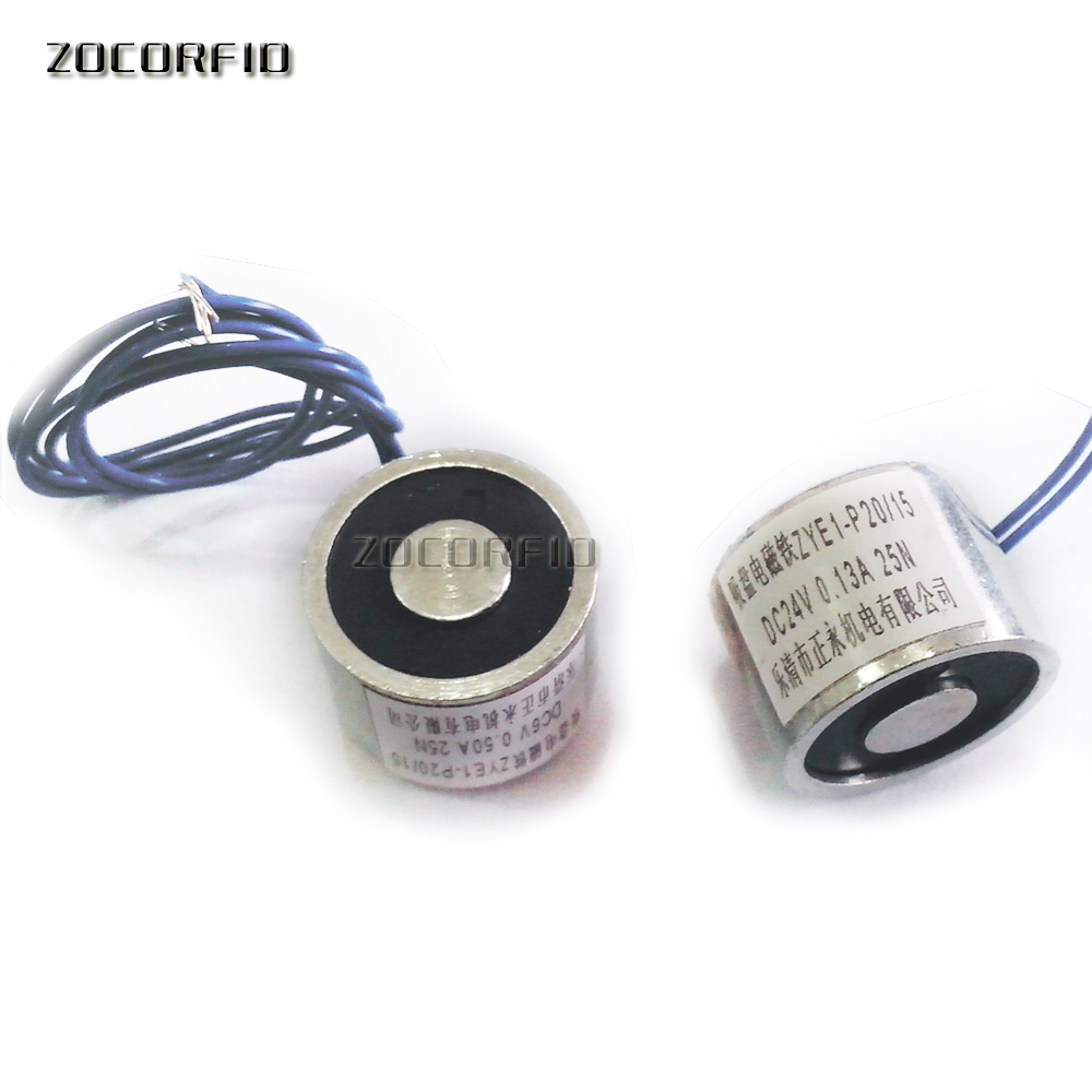 P20/15 DC12V 2.5Kg (25N) Zuig Dc Solenoid Elektromagneet, Ronde Electro Holding Magneet Electro