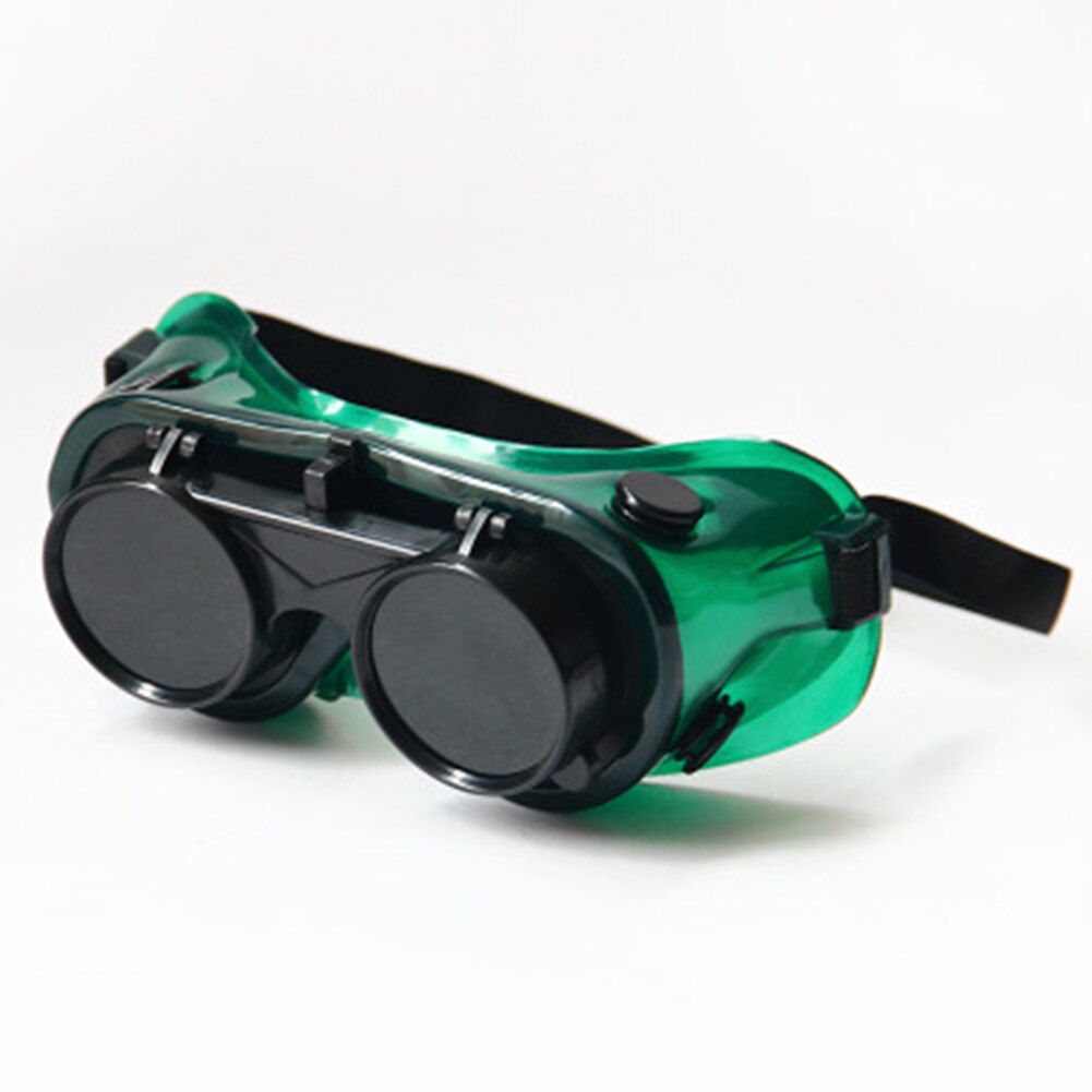 Brazing Accessories Two Layers Safety Lenses Flip-Up Goggles Cutting Industrial Welding Glasses Durable Eyes Protection