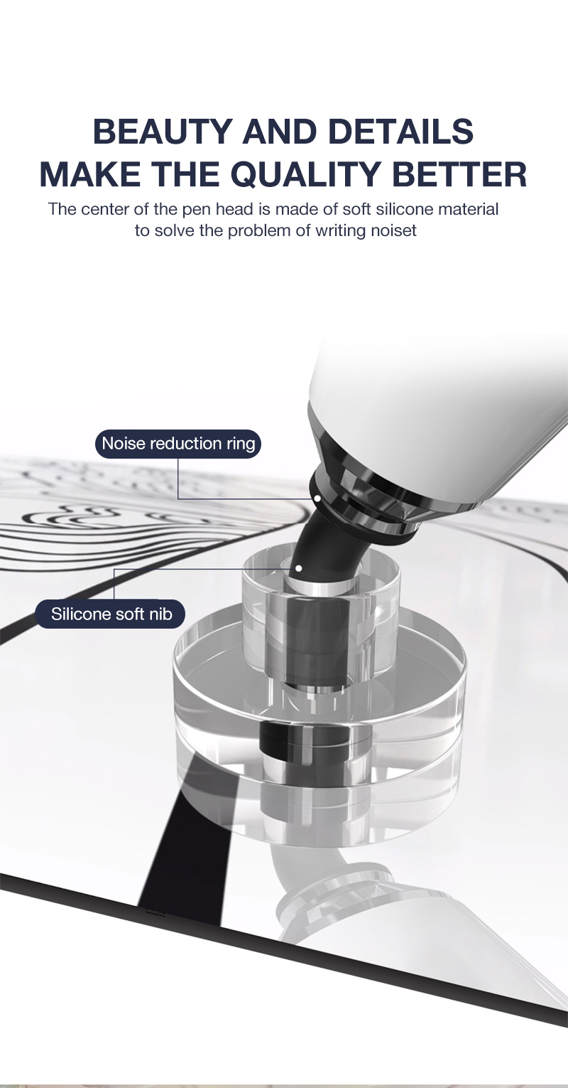 Universal Capacitive Pen Passive Magnetic Suction Transparent Disc Drawing Stylus Touch Screen Pencil for ipad Phone Tablet Pen