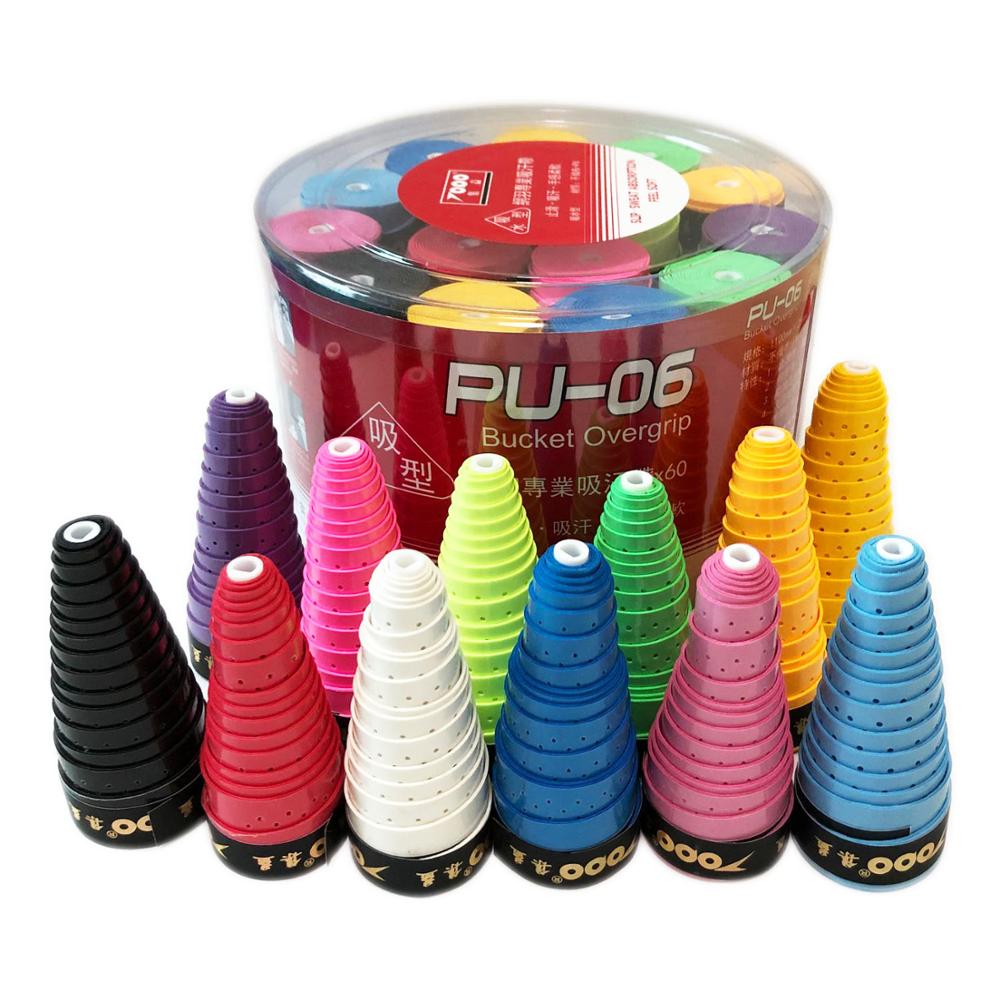 60pcs/Lot 7000 Perforated tac Over Grip/tacky feel overgrip