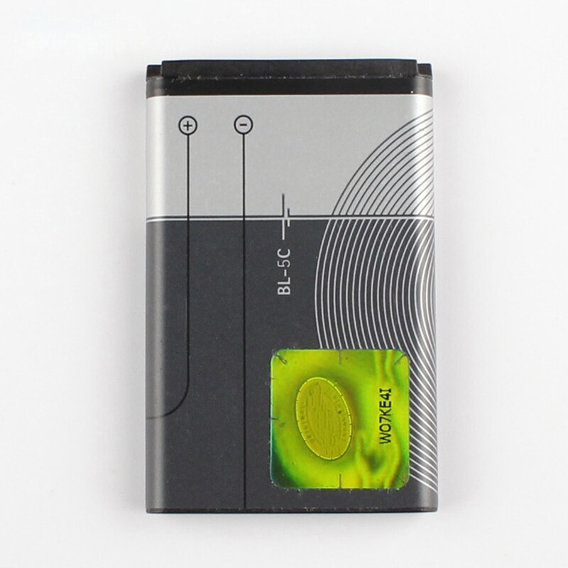 Original BL-5C telefon batterie für Nokia 5130 6230i N72 N70 C2-01 C2-02 C2-03 C2-06 X2-01 2610 6267 7610 E50 3208C