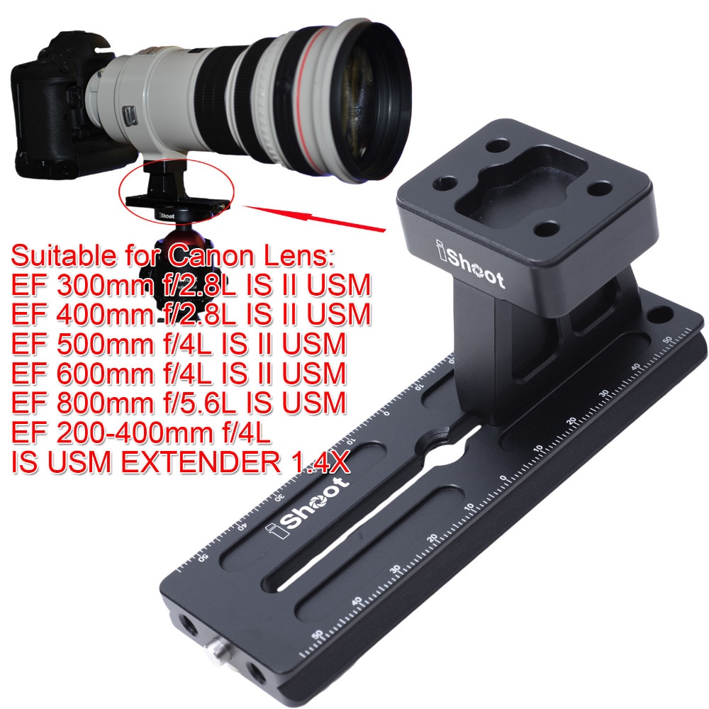 Ishoot Lens Kraag Voor Canon Rf 600Mm F11 Is Stm & Canon Rf 800Mm F11 Is Stm Tele lens Statief Ring Vervanging Base  44