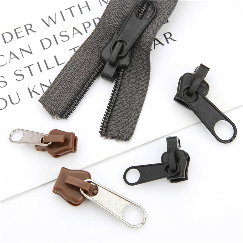 6Pcs/Set Instant Zipper Universal Instant Fix Zipper Repair Kit Replacement Zip Slider Teeth Rescue Zippers For Sew
