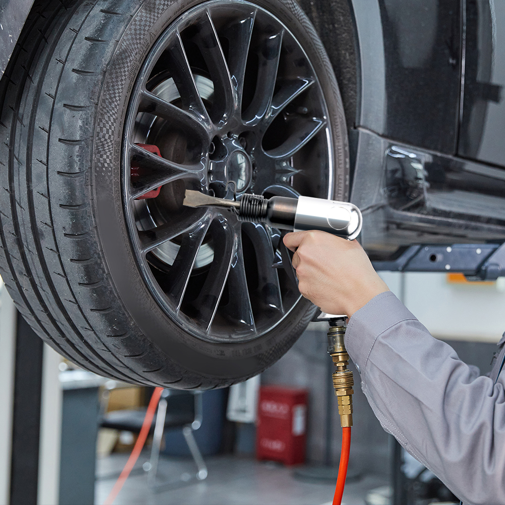 1/4 Inch Air Inlet Powerful Air Hammer Mini Pneumatic Chisel Kit Portable Air-operated Hammer Shovel Tool for Concrete Grooving