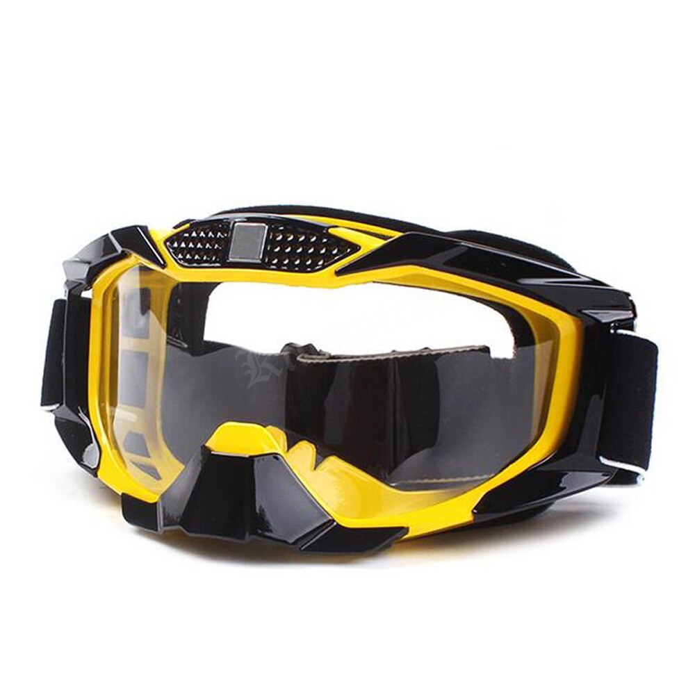 Skiën Goggle Bril Met Neus Guard Donkergrijs Zilver Print Motorbril Motocross