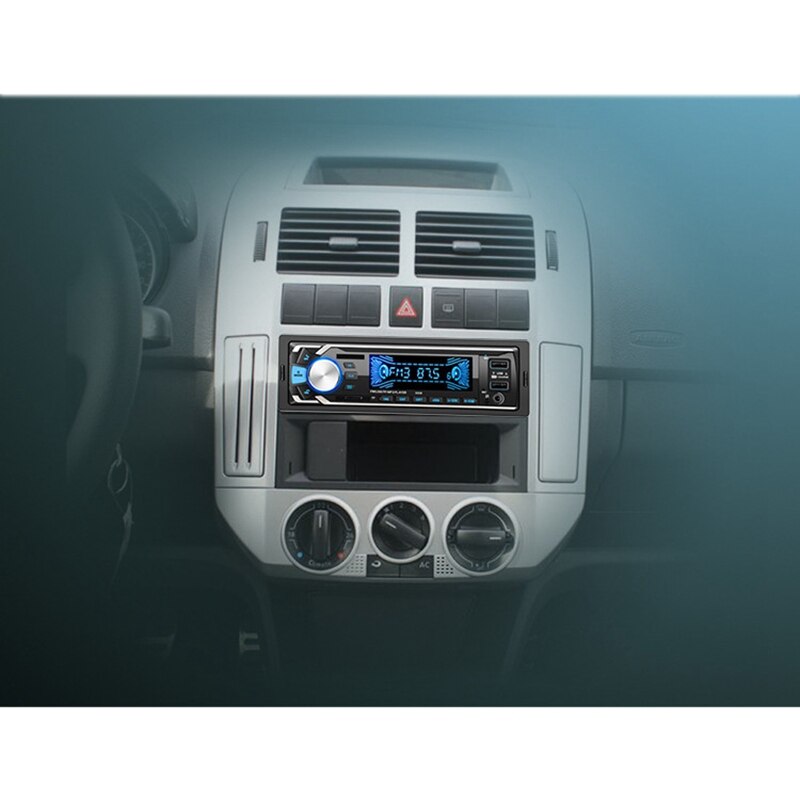 Auto  mp3 soitin, autoradio 7 värillä stereolla tai fm-vastaanottimella digitaalinen mediasoitin bluetooth-tuella puhelimen pikalataus