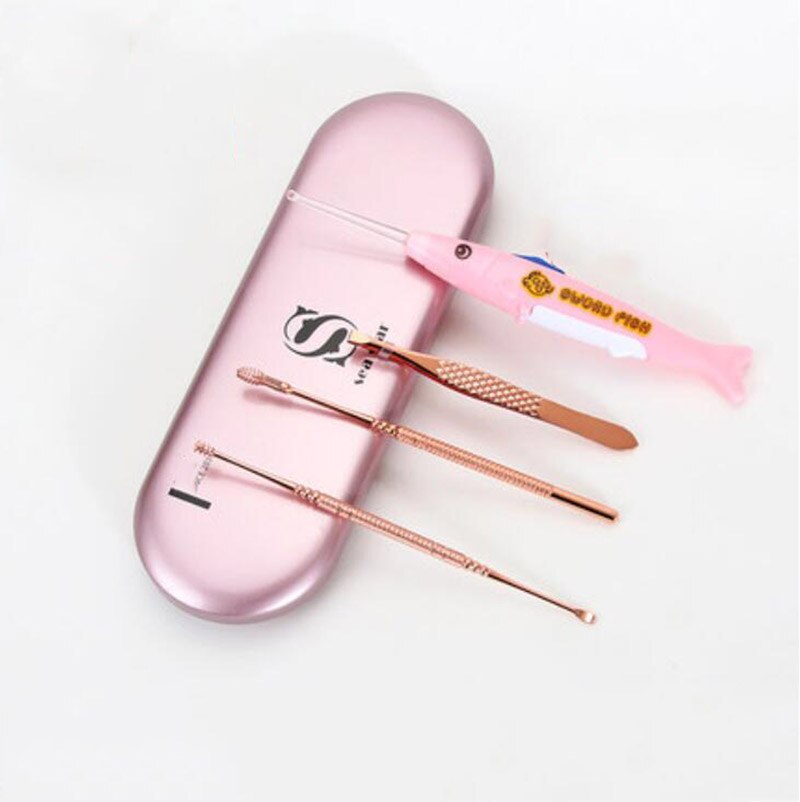 Hanriver Graven Oorsmeer Lepel Graven Oor Apparaat Nemen Oor Kit Pick Knop Oorsmeer Pincet