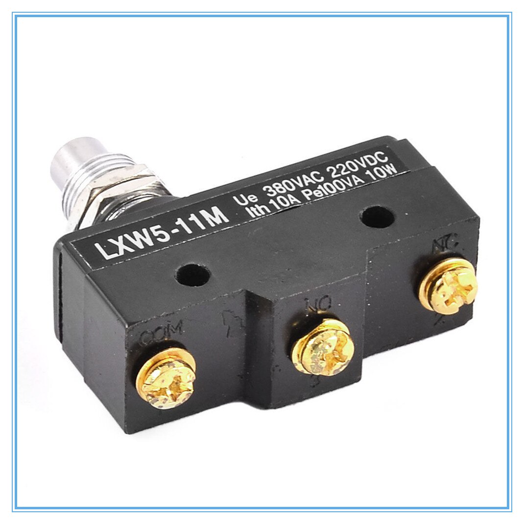 AC 380V DC 220V 10A Push Plunger Actuated Momentary Limit Switch LXW5-11M