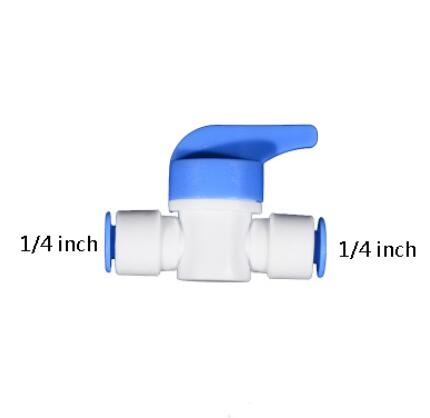 1/4 Inch L/T type Quick water connector Slip lock Quick-connect Gezamenlijke PE waterleiding Connectors fittings Waterzuiveraar: 1pcs switcher