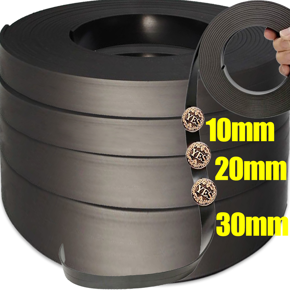 Magnetische tape Zelfklevende rubberen magneetband Sterke flexibele magneetstrip Thuis Afstandsbediening Opslag Stickers Gereedschap Organizer
