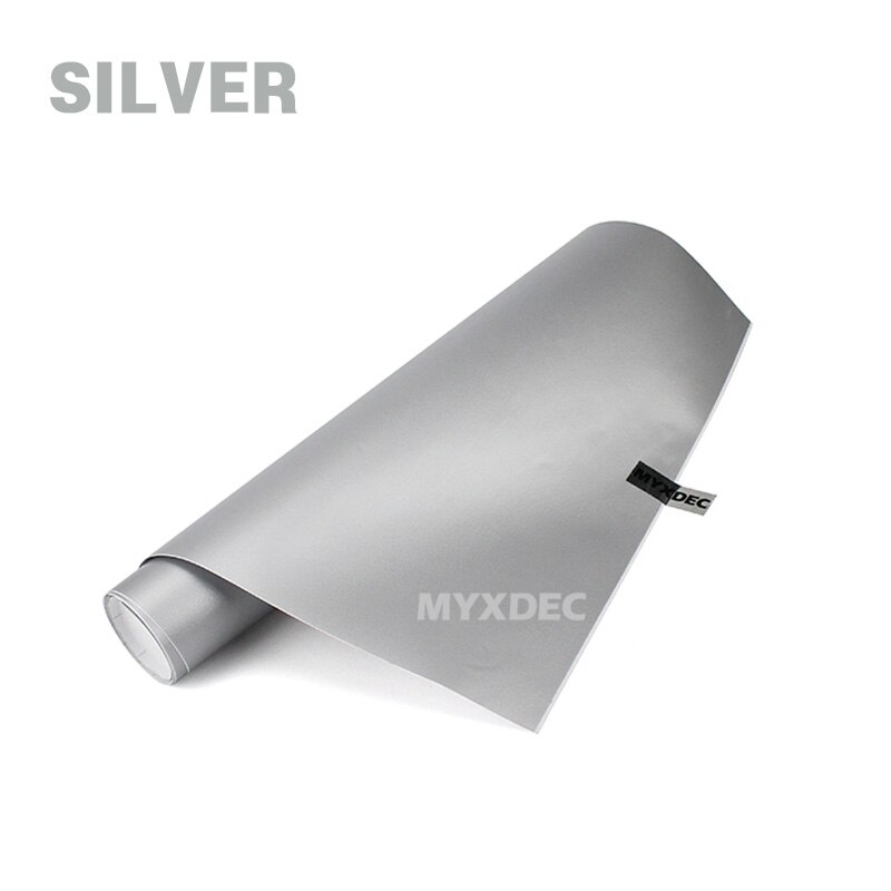 Filme vinílico adesivo para porta de carro, filme de pvc com imitação de couro 100*30cm, adesivo para interior de porta de carro, saída decoração: Prata