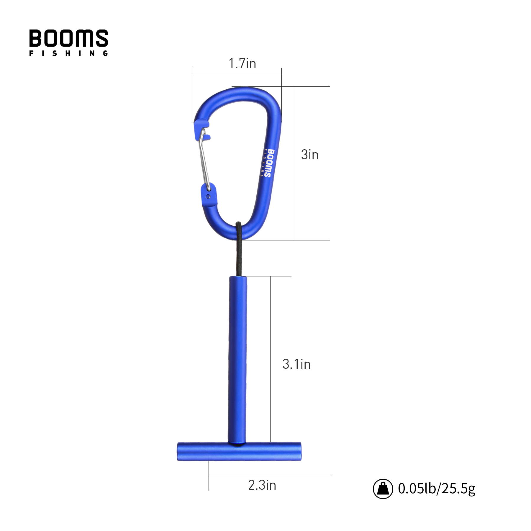 Booms Fishing SH1 Fly Fishing Holder For Storing Multiple Tippet Line Spool Holders Durable Leader holder Tippet Spool Holder