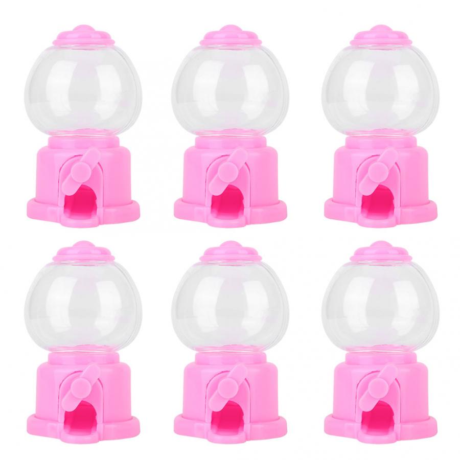 6Pcs Mini Candy Box Candy Dispenser Cute Shape Candy Storage Box Children Candy Machine Dispenser for Kid