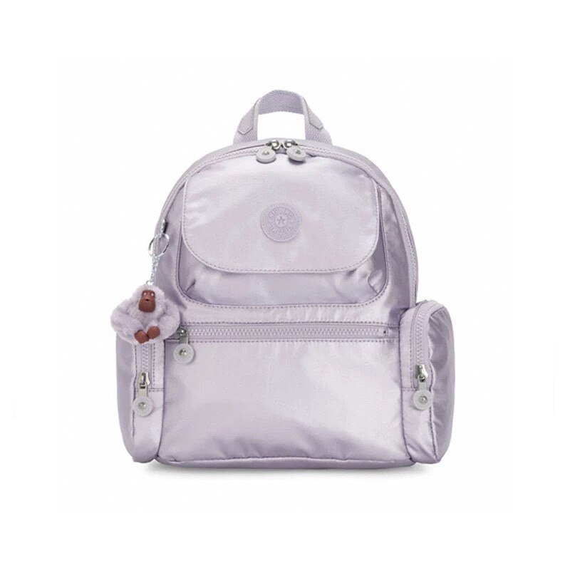 Mochila informal para mujer, bolso de hombro con asa, correa de hombro, multicompartimiento, resistente, antirrobo: Purple