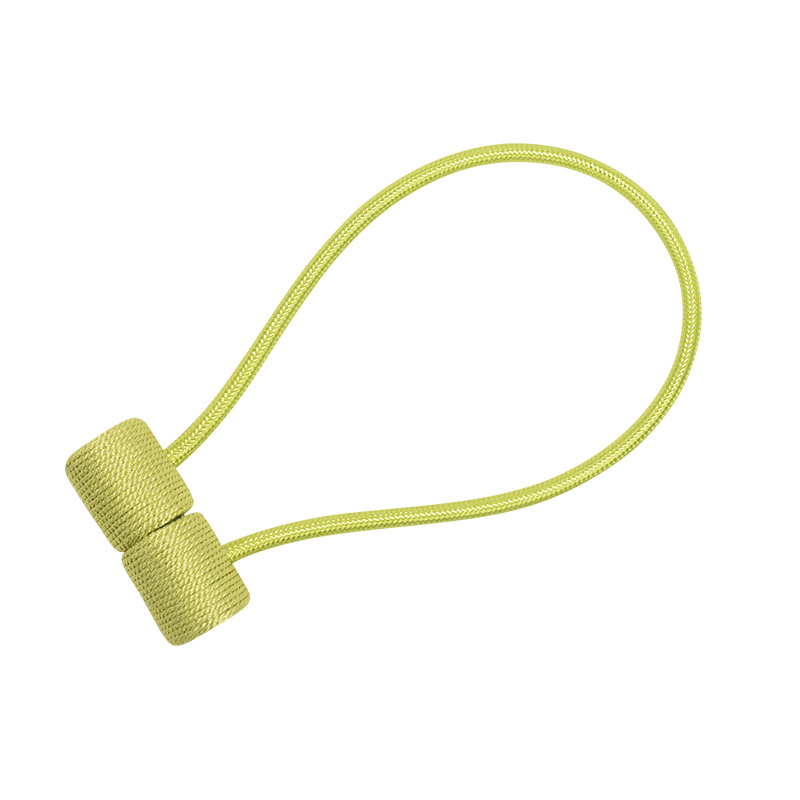 1Pc Curtain Tieback Headset Style Magnetic Curtain Holder Holdbacks Buckle Clips Curtain Rod Home Decoration room accessories: Light green