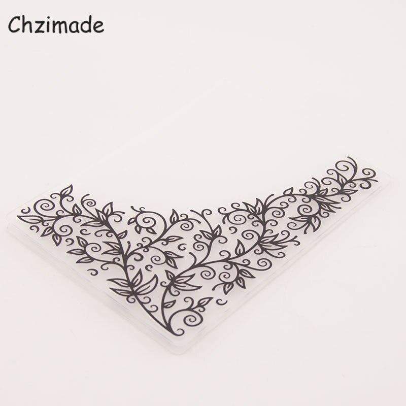 Blank Floral Plastic Embossing Folders For Wedding Invitation Card Making Diy Handmade Crafts