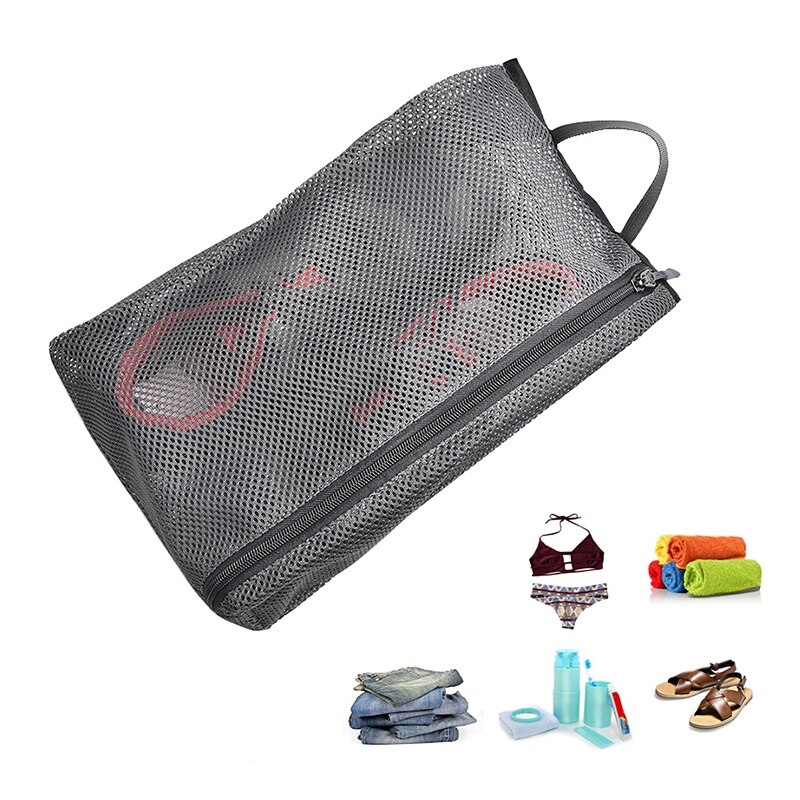 Water Pool Bag Diving Mesh Drawstring Bags Sport Water Shoes Bag Multi Functional for Swimming Sports Beach Swimming Snorkeling
