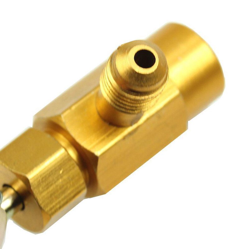 1/4 Sae M14 Thread Adapter R-134A Automotive Air Conditioner Refrigerant Can Dispensing Bottle Tap Opener Valve