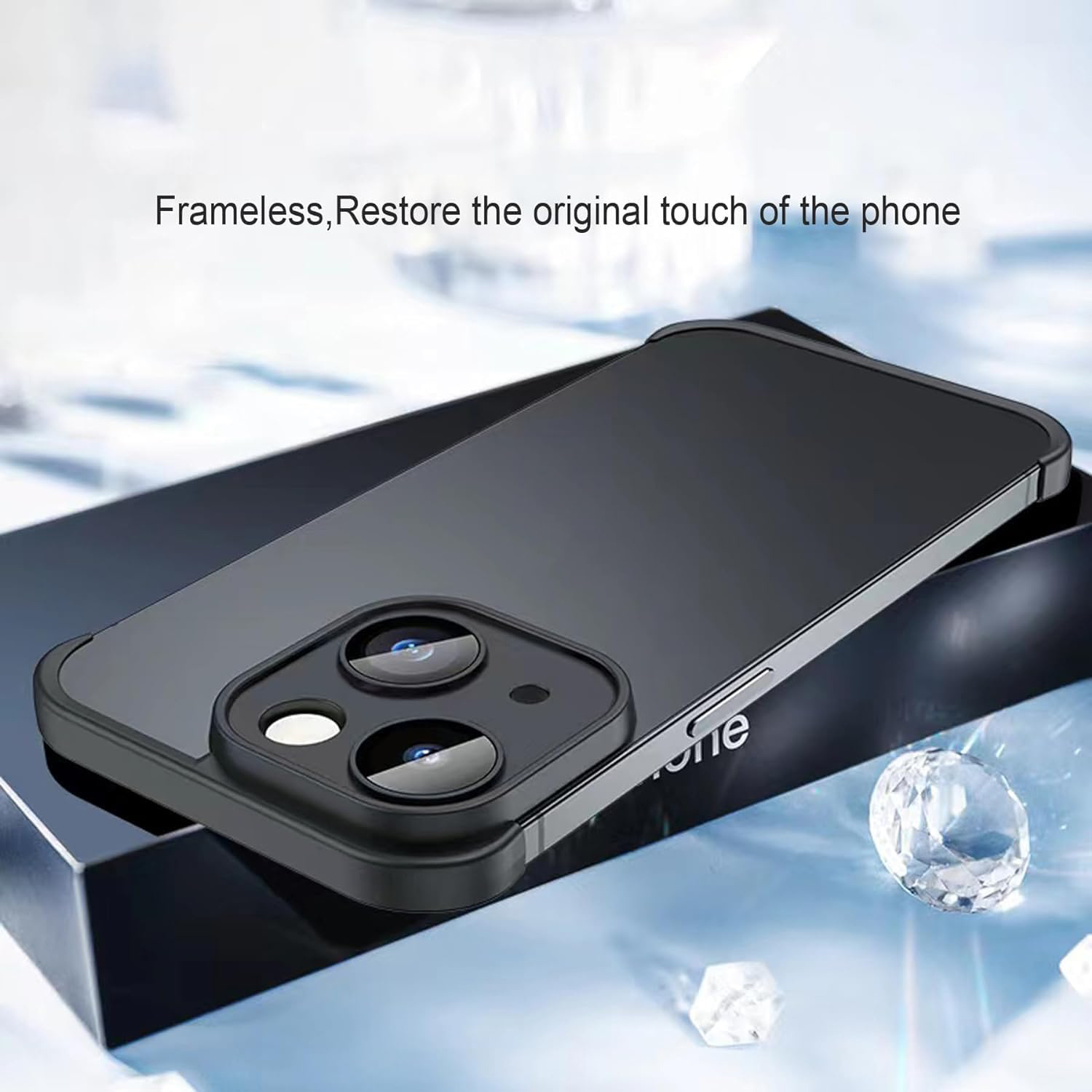 Bumper Case Camera Lens Protector For iPhone 17 Air 16 15 Pro Max 14 Plus 13 15Pro 14Pro 17Pro 16pro Frameless Cover Accessories