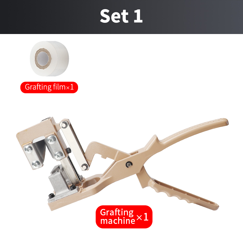 Tijeras de injerto de jardín, máquina de injerto de aleación de aluminio para árboles frutales, herramientas de jardín para cortar podadoras y jardinería: Plata