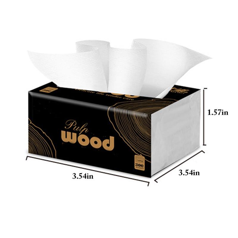 30 Packs Tissue Paper Smooth 4-Layer Hand Tissue Paper Towel Soft Napkin Towels Household Papel for Home Kitchen