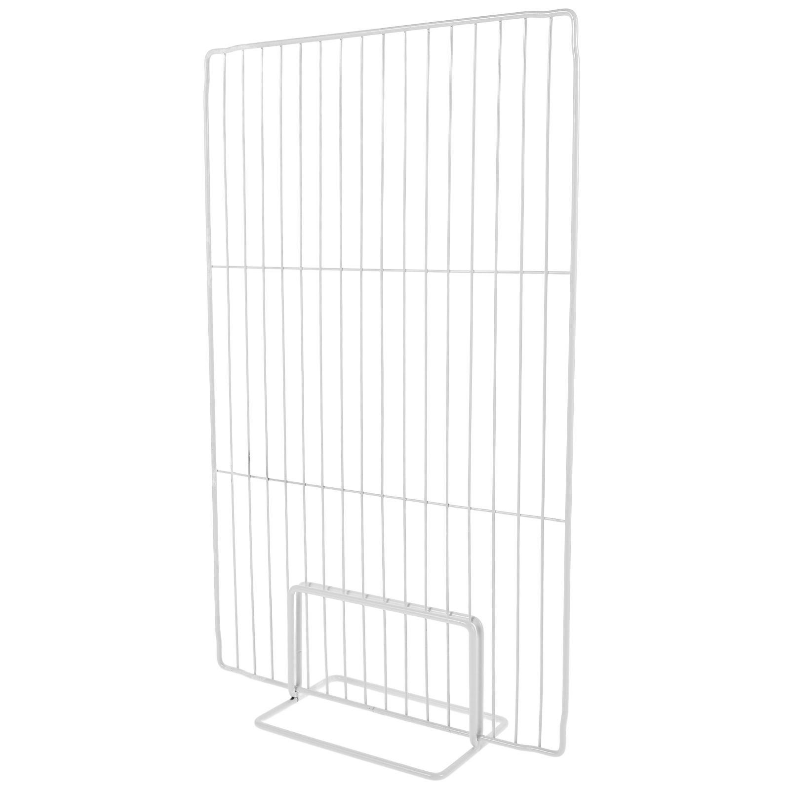 Partición de congelador, divisor de alambre de hierro, separación efectiva del espacio, malla ventilada, fácil instalación, limpieza, suministro de refrigerador, cofre: Blanco