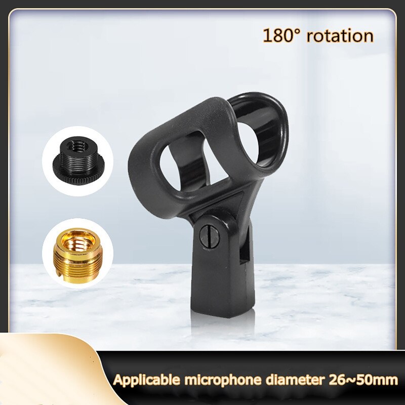 Long-lasting Reliable Strength Mic Clips Spring Clip for 2.6-5cm Diameter Mic