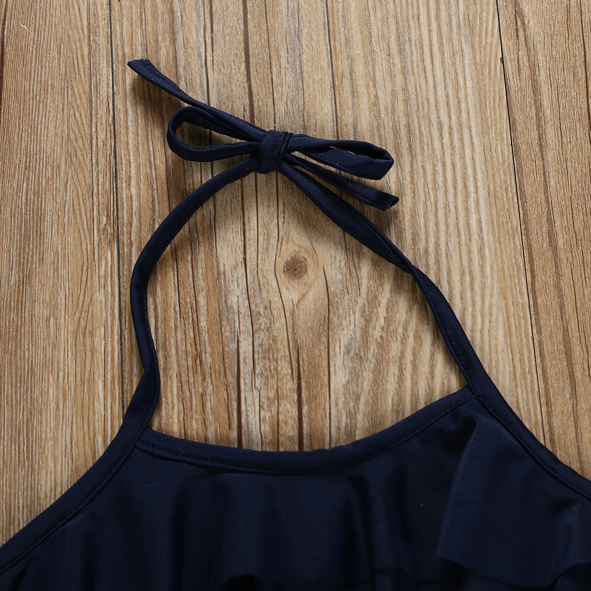 3-delige badpakken voor kleine meisjes, soild bikini, roulf, badpak