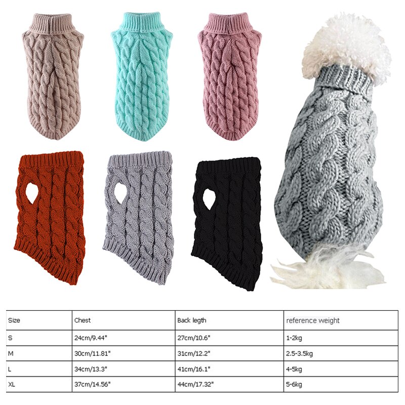 Breathable Warm Pet Sweater Winter Dog Warm Supplies Pet Decoration Clothing