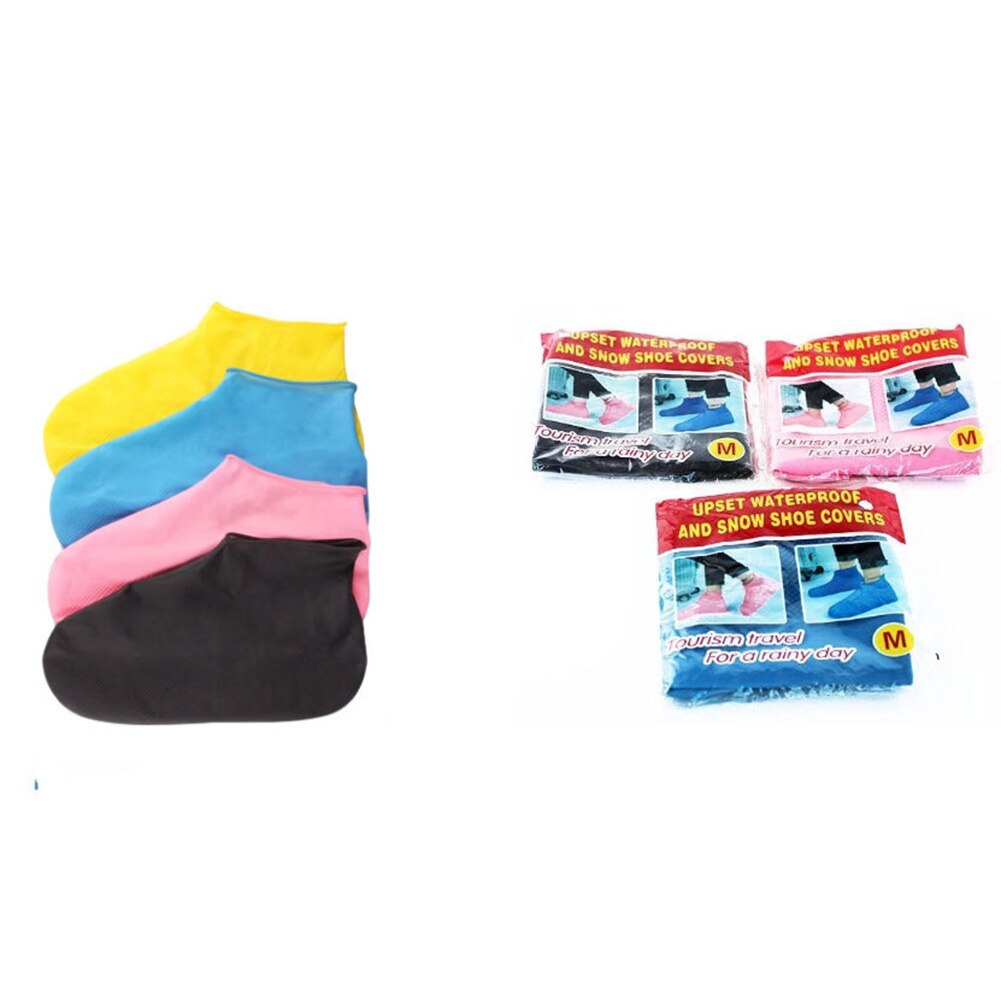 Cubiertas de zapatos de látex antideslizantes, reutilizables, impermeables, para botas de lluvia, UD88