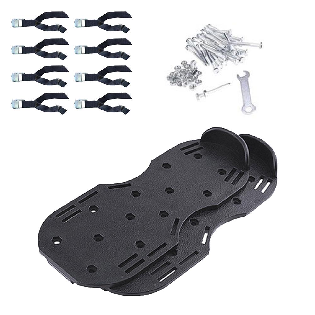 Practical Lawn Aerator Shoes Lawn Aerating Shoes With Spikes Heavy Duty For Garden Courtyard Aerating Lawn Roots Grass: Black
