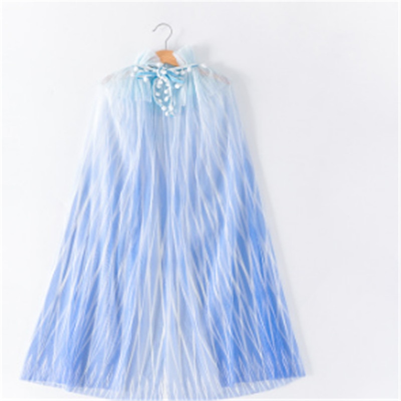 mesh kappe prinsesse kappe til låve jenter gradient farge haloween julefest kostymer kle opp: C