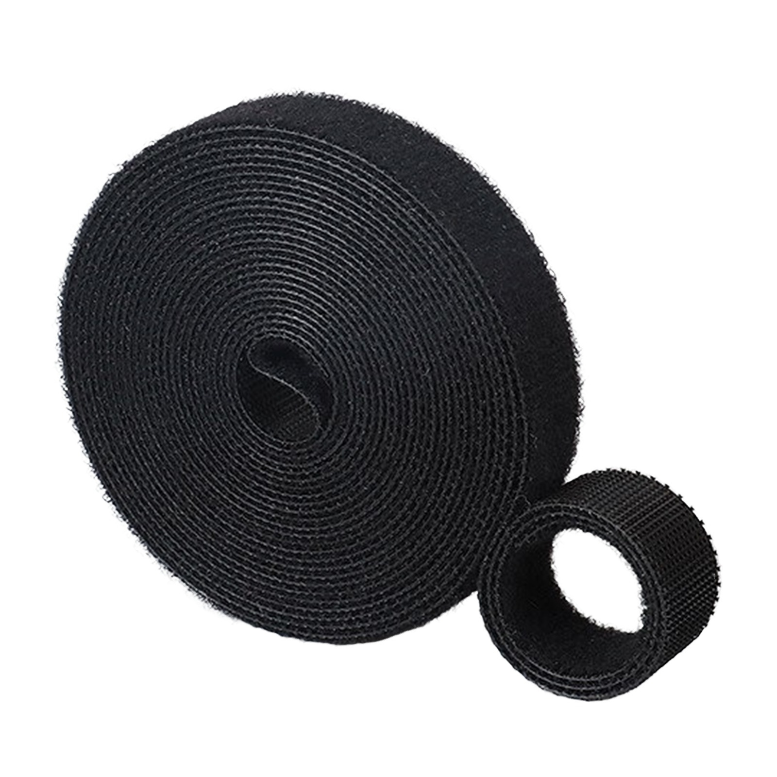 5M Cable Organizer DIY Cable Management Wire Winder Tape Earphone Mouse Cord Management Ties Protector Home School Office Use: black