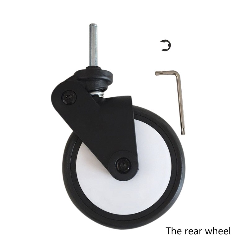 Baby klapvogn tilbehør forreste baghjul baby klapvogn hjul udskiftning barnevogn caster universal klapvogn tilbehør: Baghjulet