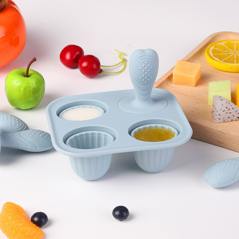 Silicone Ice Cream and Breast Milk Popsicle Mold DIY Homemade Ice Cream Mold Kitchen Small Tool