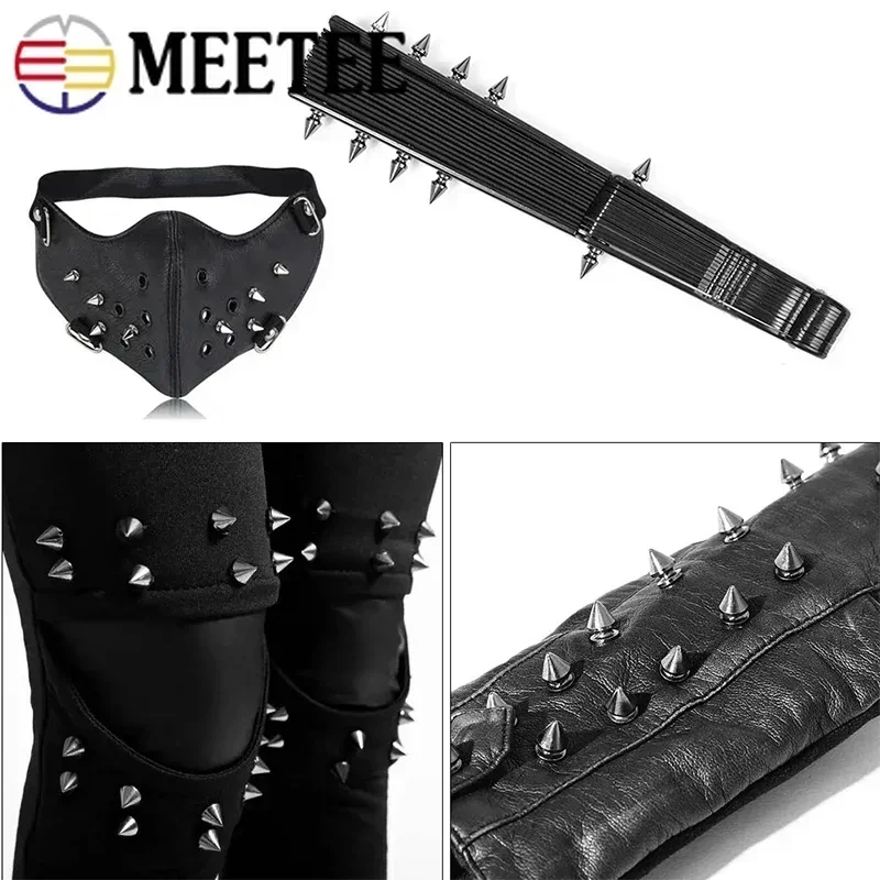 5/10/20 Stuks Metalen Kegel Studs Klinknagels Handtas Kledingstuk Punk Nagels Schoenen Portemonnee Schroef Knoppen Diy lederen Craft Hardware Accessoires