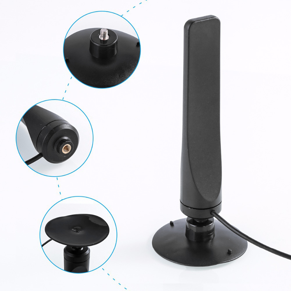 Indoor HDTV Signal Receiver Amplifier 12dBi 1080P TV Antenna Booster 50 Miles Digital HDTV Aerial Receiver for Indoor